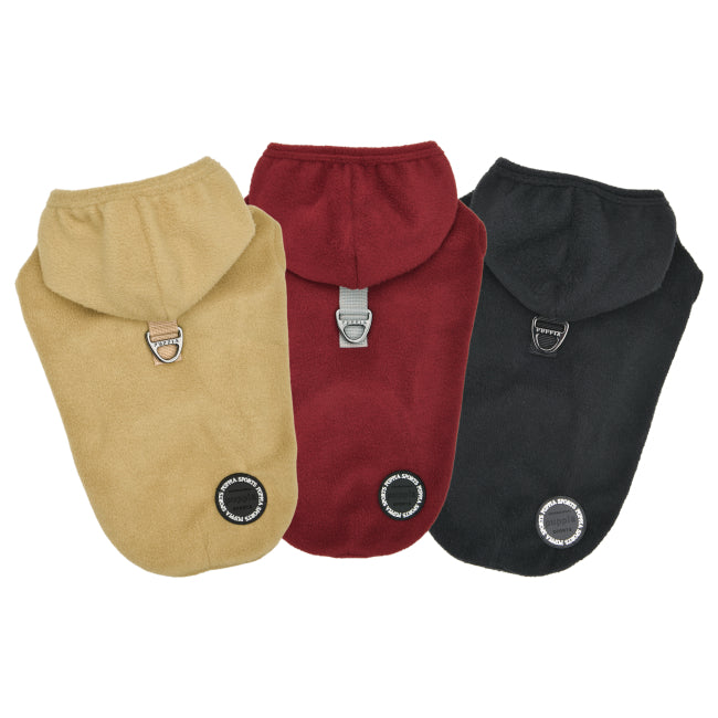 PUPPIA ZUKO  Winter mock neck shirts with integrated harness