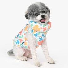 Load image into Gallery viewer, PUPPIA HIBISCUS Flower Pattern Full Zip Up Vest with integrated harness
