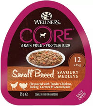 Load image into Gallery viewer, Wellness Core Small Breed Savoury Medley Tender Chicken Wet Dog Food
