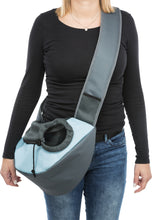 Load image into Gallery viewer, Trixie Sling Front Carrier Pink/Blue
