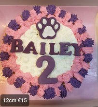 Load image into Gallery viewer, Wendy&#39;s Frosted Round Cake for Dogs &amp; Cats - Personalised
