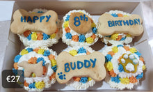 Load image into Gallery viewer, Wendy&#39;s Box of 6 Frosted  Cupcakes for Dogs
