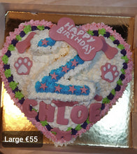 Load image into Gallery viewer, Wendy&#39;s Frosted Heart Shape Cake for Dogs &amp; Cats - Personalised
