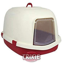 Load image into Gallery viewer, Trixie Primo XL Top 40286 Cat Litter Tray with Hood 56 × 47 × 71 cm Bordeaux / Cream
