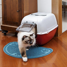 Load image into Gallery viewer, Ferplast PRIMA Covered cat litter tray Burgundy
