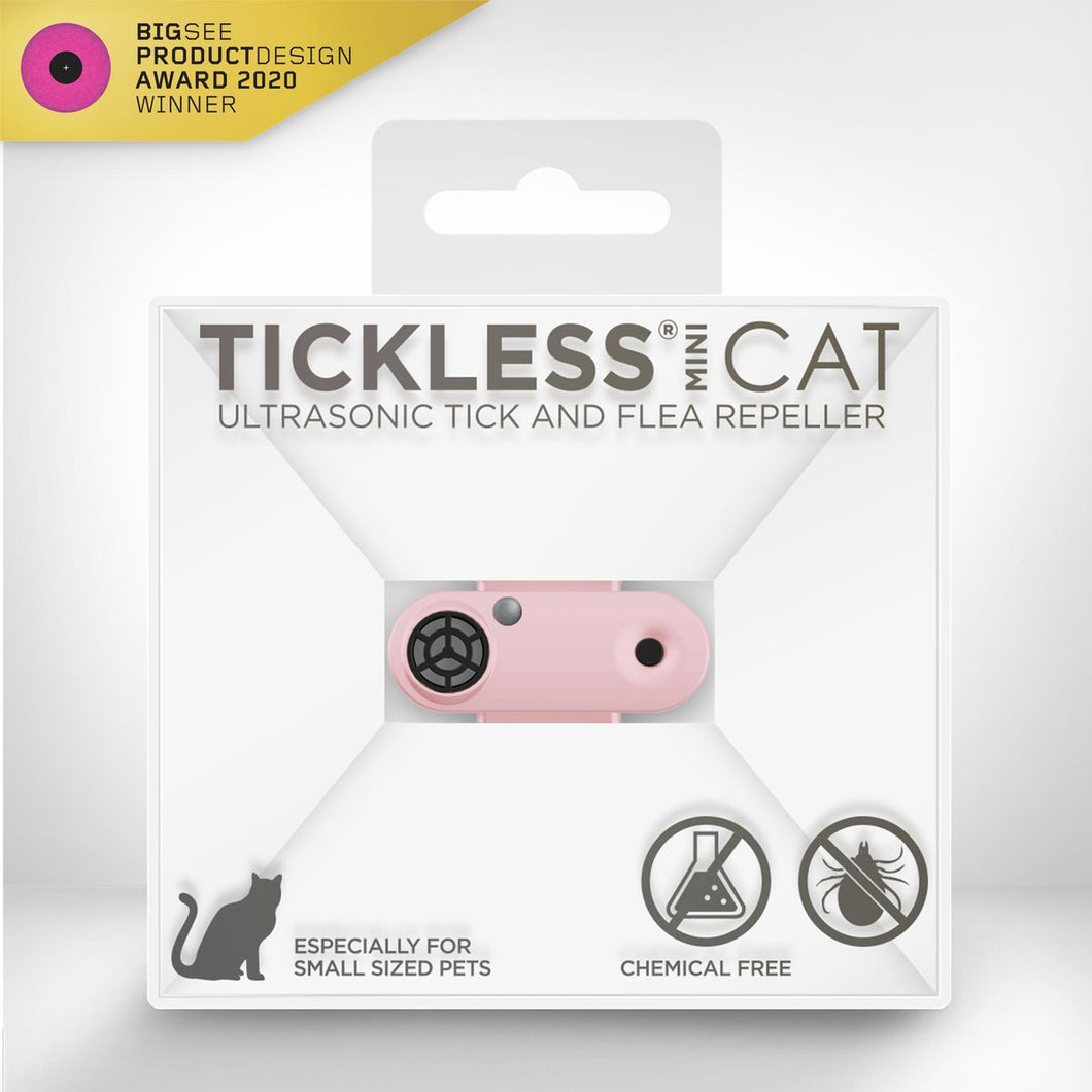TICKLESS Mini Cat - The new generation of chemical-free ultrasonic tick and flea repellent