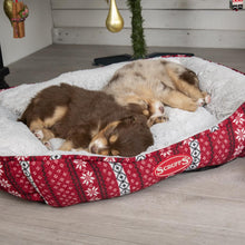 Load image into Gallery viewer, Santa Paws Box Bed - Red
