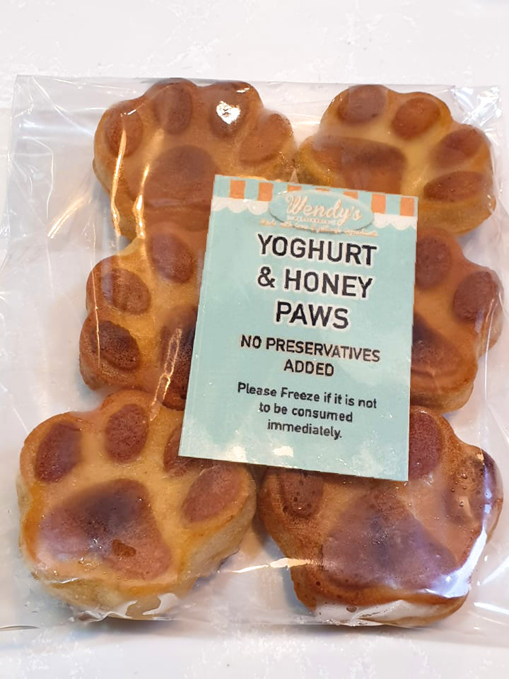 Wendy's Homemade Yoghurt and Honey Paws (Pack of 6)