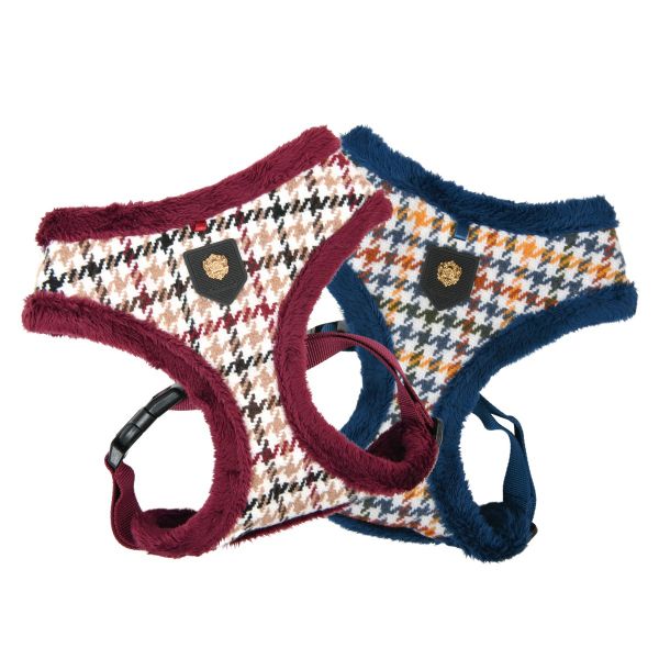 PUPPIA HOUNDSTOOTH PATTERN HARNESS