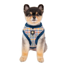 Load image into Gallery viewer, PUPPIA HOUNDSTOOTH PATTERN HARNESS
