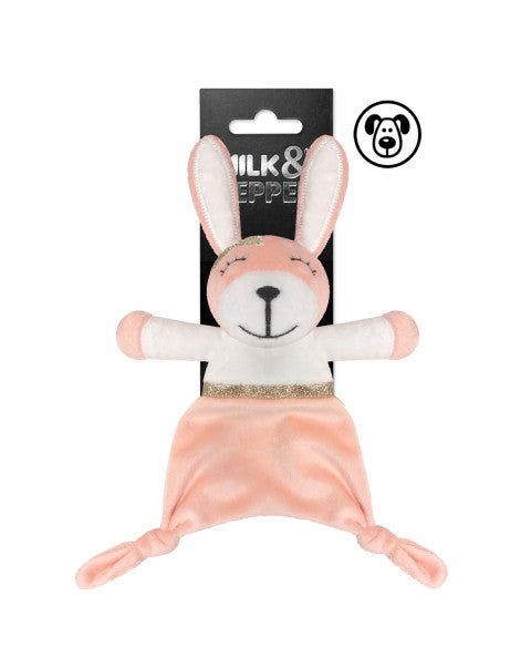 Milk & Pepper Pink Bunny Toy for Dogs